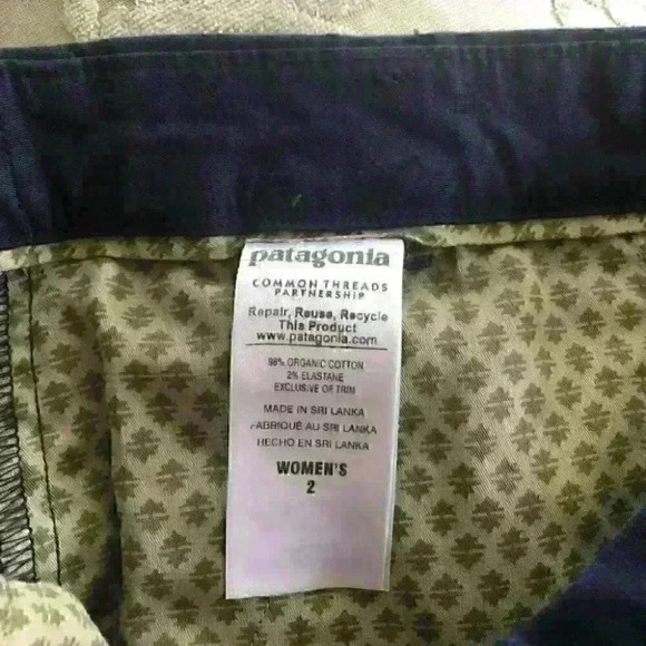 Patagonia All-Wear Stretch Capri Chino Pants Blue - Picture 7 of 10